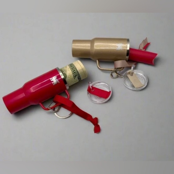 Stanley The Mini Quencher Ornament Keychain in Red Delicious - Picture 2 of 6